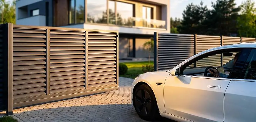 Акция - −12% на откатные или распашные ворота ALUTECH